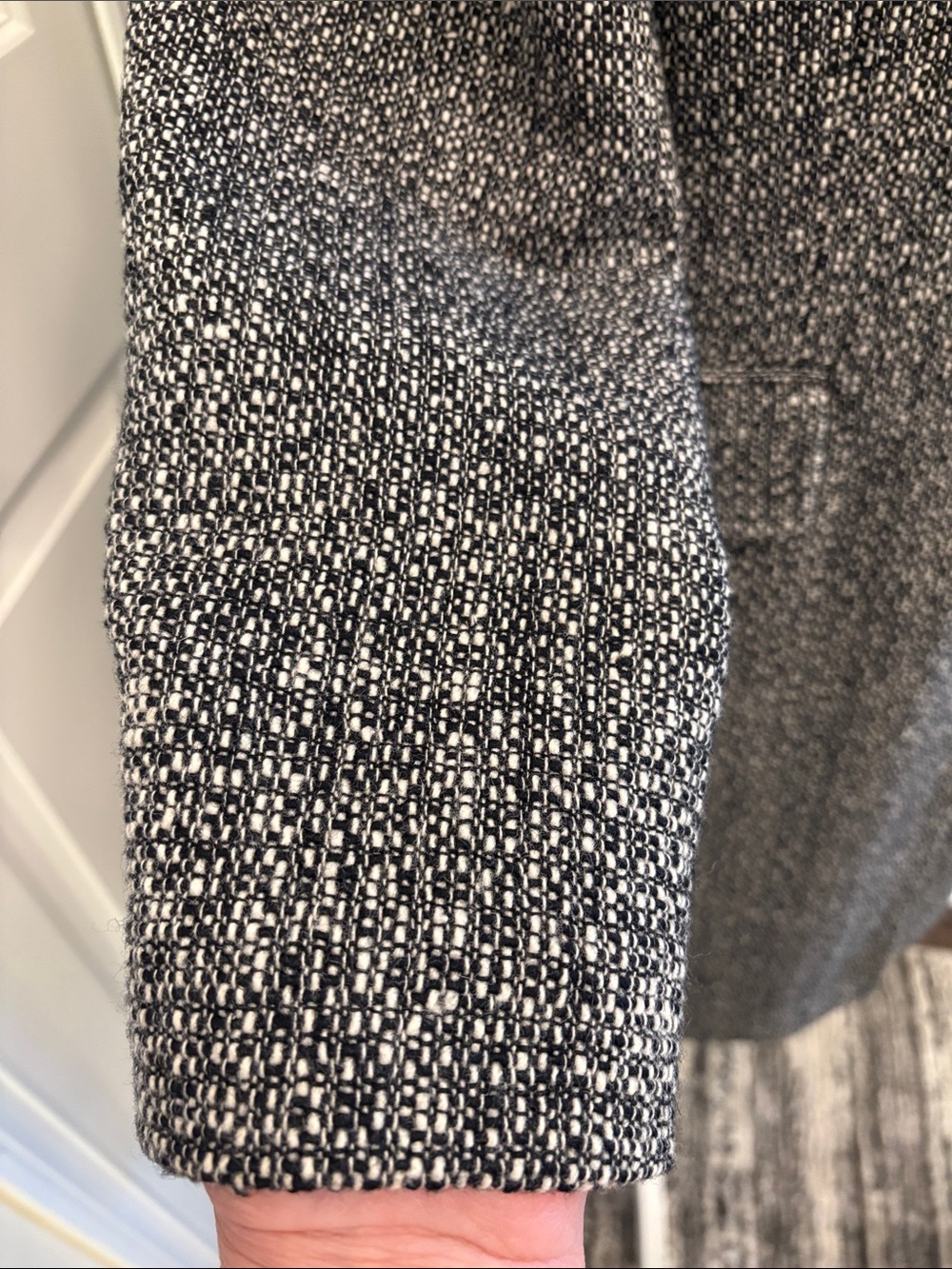 Apostrophe Mid-Length Tweed Coat - Tailored Button-Front 16 - Picture 3 of 16